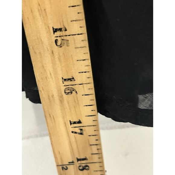 J Crew Cerise Shirt Dress in Ramie Size 12 Black Midi Ramie Lightweight Classic - Picture 9 of 12